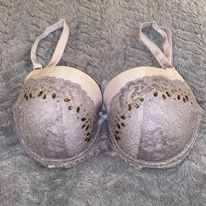 Victoria's Secret 36DD Jeweled Lavender Lilac Purple Dream Angels Bra— Like New